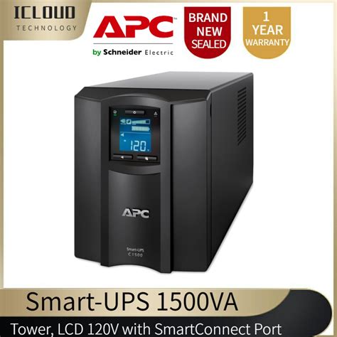 APC Smart UPS 1500VA With SmartConnect LCD 120V Tower UPS 1000 Watts