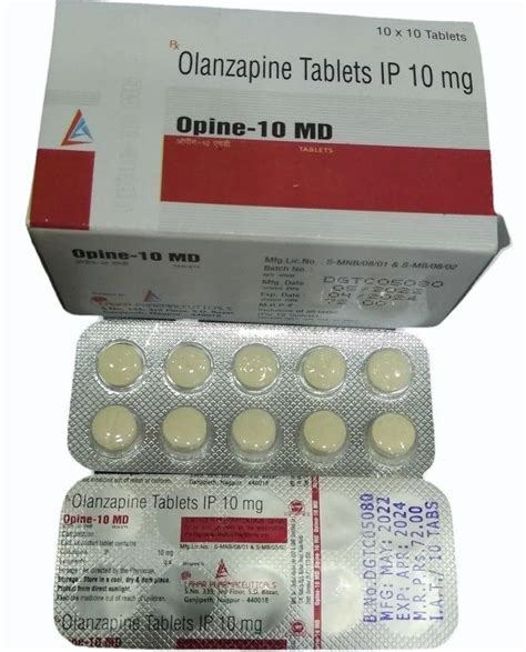 Olanzapine Tablets Ip10mg At Rs 64 8 Box Anti Psychotics In Nagpur