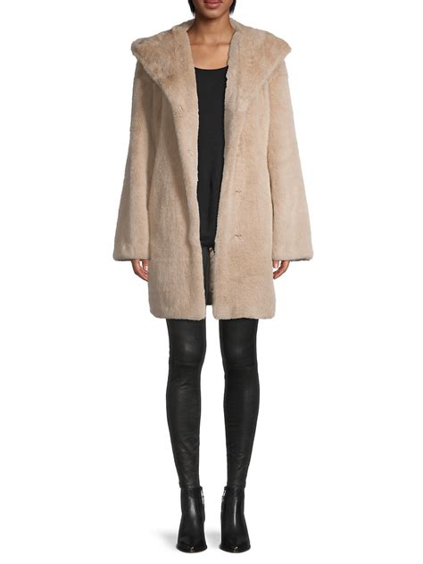 Shop Donna Karan New York Faux Fur Belted Coat Saks Fifth Avenue