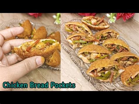 Chicken Bread Pockets Recipe Chicken Mayo Bread Pockets Bread Chicken