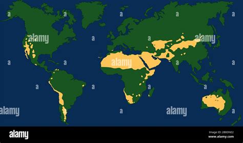 Sahara Desert World Map