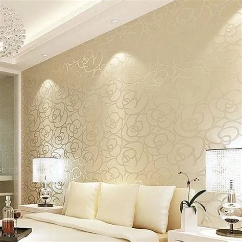 Flower Design PVC Living Room Wallpaper at ₹ 630/roll in New Delhi | ID ...