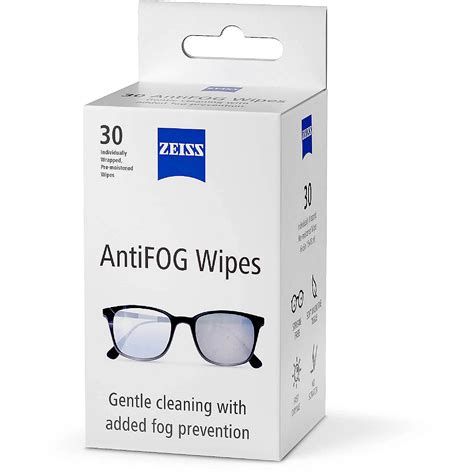 Zeiss Anti Fog Lens Wipes 30 Pack Academy