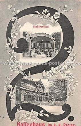 Wien Prater Collage 1906 Wiener Werkstätte Postkarten