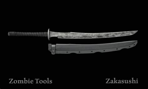 The Zakasushi Zombie Tools Sword Weapon Concept Art