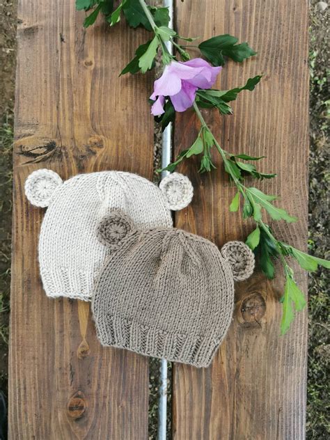 Baby Bear Hat Pattern Baby Hat Pattern Baby Knit Hat Pattern Baby