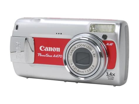 Canon Powershot A470 Red 71 Mp Digital Camera