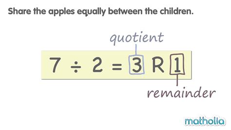 How To Do Remainder Division