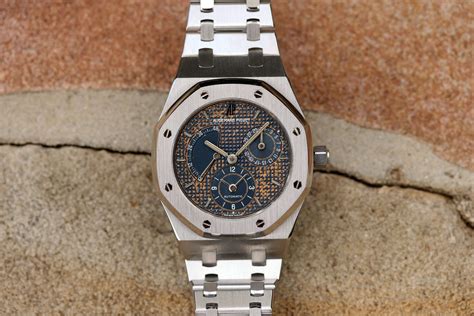 1980 S Audemars Piguet Royal Oak 25730ST Dual Time Tropical Blue Dial