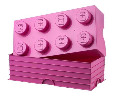 LEGO Rangements 40041739 Pas Cher Brique De Rangement Rose 8 Plots