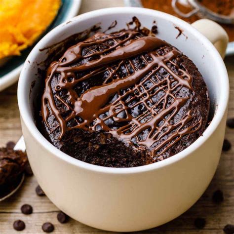 Double Chocolate Sweet Potato Brownies In A Mug Paleo Grubs