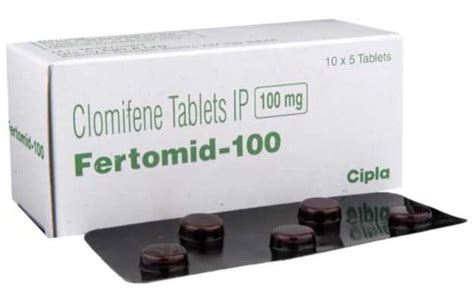 Clomiphene Tablets Fertomid Packaging Type Strip Packaging Size