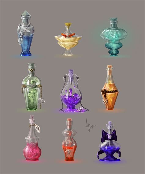 Poison Bottles Anastasia Leo On Artstation At Artstation