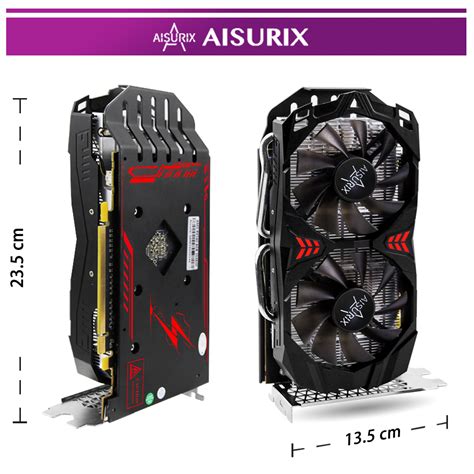 AISURIX 100 New Graphics Card RX 580 8GB Gaming GDDR5 256Bit Computer