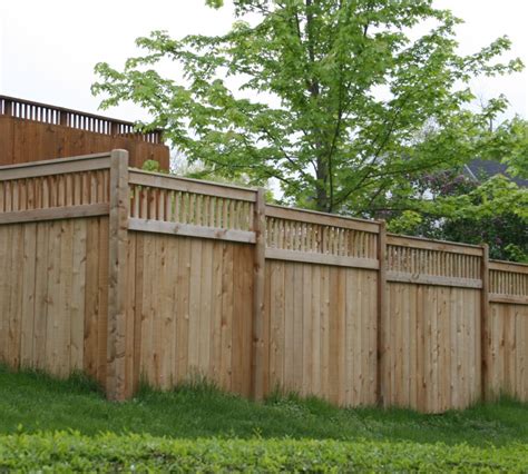 Privacy With Custom Accent The American Fence Company