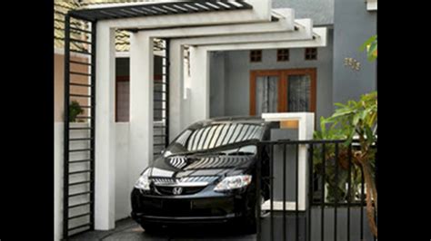 Desain Garasi Mobil Samping Rumah Minimalis 1 Desain Id