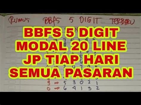 Rumus Bbfs Digit Semua Pasaran Terbaru Rumus Mencari Bbfs Dan