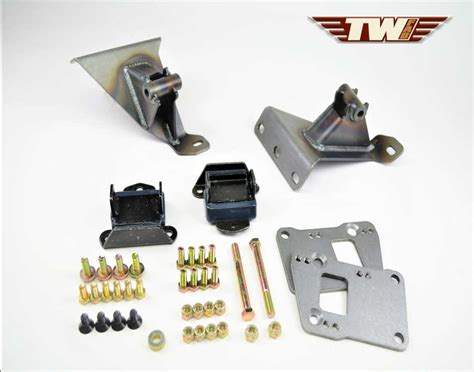 Chevy C Ls Swap Complete Motor Mount Kit Black Off