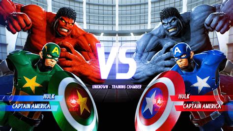 Red Hulk Captain America Vs Black Hulk Captaim America Hardest AI