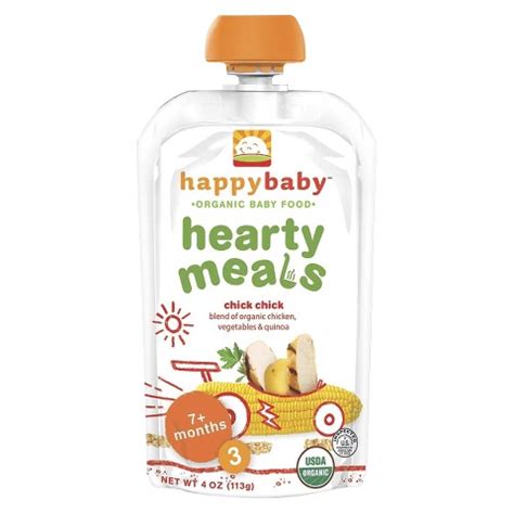 Happy Baby Organic Baby Food Stage 3 - Chick Chi... : Target