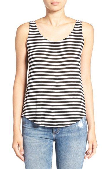 Splendid Stripe Cowl Back Tank Available At Nordstrom Tank Tops