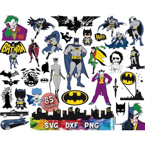 Batman SVG Bundle Batman PNG The Batman Logo PNG Batman C Clip