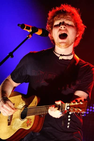 Ed Sheeran Performs Stock Image Everypixel