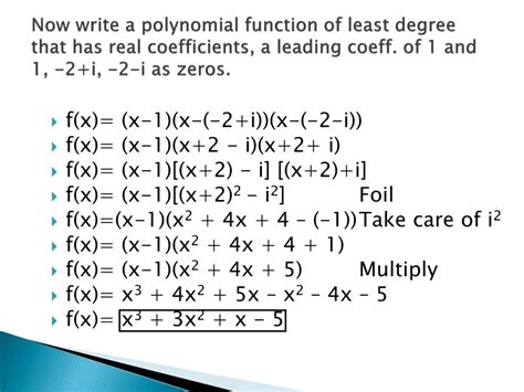 Ppt Roots And Zeros Of Polynomials Powerpoint Presentation Free Download Id2384022