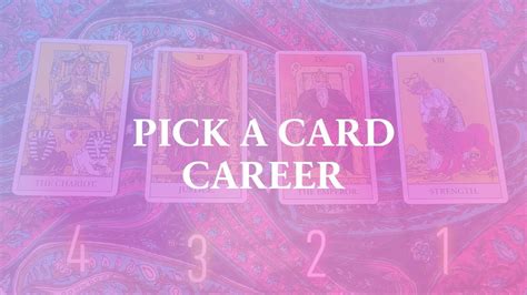 Pick A Card Career Youtube