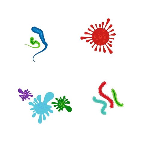 Premium Vector Virus Vector Illustration Icon