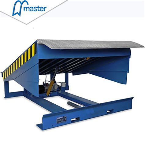 6 Ton 10 Ton Warehouse Hydraulic Dock Leveler Hold Down For Mechanical