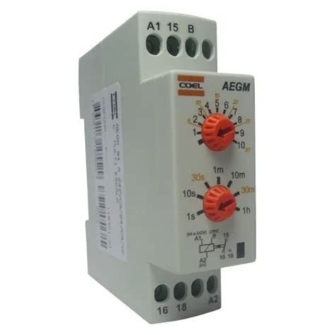 Rele Temporizador Multiescala Pulso Retardo Aegm 94 242Vca 24 Vca Vcc