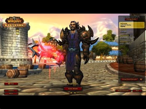 Bajheera Returns To Cataclysm Arms Warrior Leveling World Of