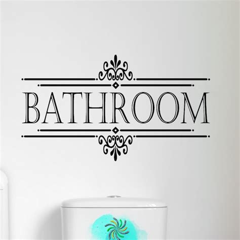 Bathroom Wall Decals - Etsy