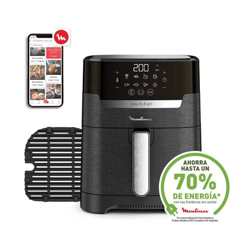 Moulinex EZ505810 Easy Fry Grill Freidora De Aire Digital De 4 2L En