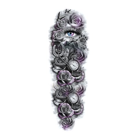 GEGNXA Men Arm Tattoo Temporary Tattoos Sticker Fake Tatoo Hot 3D Art Waterproof D Walmart