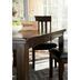 Haddigan Dark Brown Rectangular Extendable Dining Room Set By Ashley