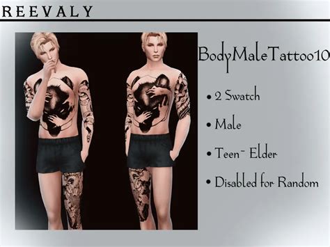 Body Male Tattoo Simsmods Net