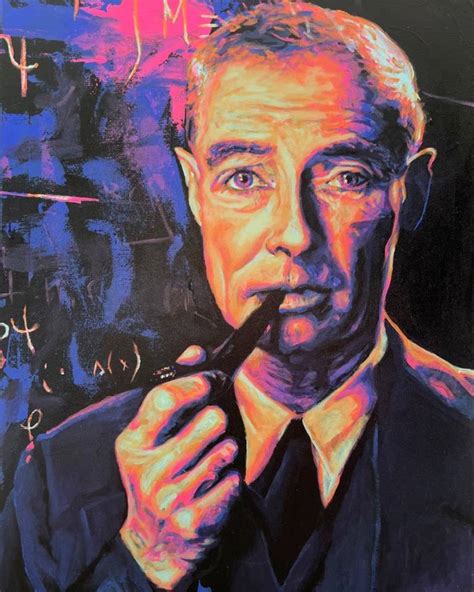 J. Robert Oppenheimer Painting by Daniel Glass | Saatchi Art