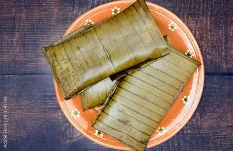 Comida T Pica Mexicana Tamales Veracruzanos O Jarochos Preparados Con