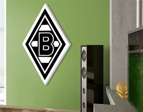 Gladbach Logo Neu / In Borussia-M - ' - gladbach Fußball-Aufkleber ...