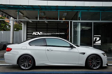 Amazing White BMW M3 Coupe Fitted With Deep Concave ADV1 Rims | CARiD ...