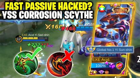 Hack Fast Passive Yss Build Corrosion Scythe Op New Build Yi Sun