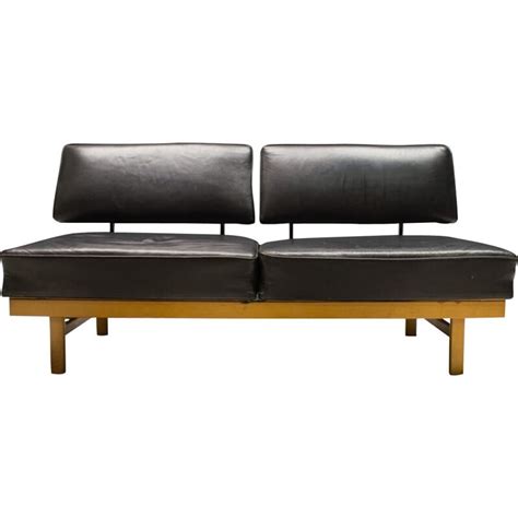 Mid Century Leather Sofa Stella Daybed From Walter Knoll Wilhelm Knoll