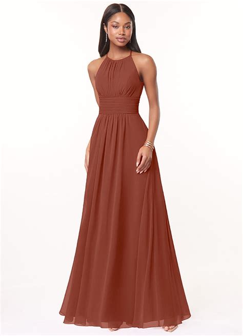 Auburn Azazie Bonnie Bridesmaid Dresses Azazie