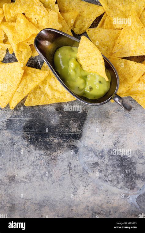 Mexican nachos chips Stock Photo - Alamy