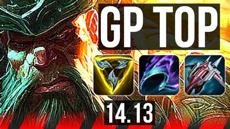 GANGPLANK Vs GRAGAS TOP 8 2 13 600 Games 45k DMG Rank 12 GP