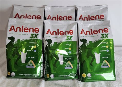 Anlene Low Fat Milk Powder For Adults 600 Grams X 6