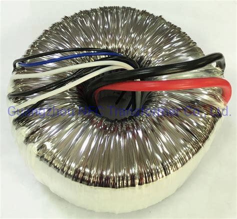 High Efficiency Single Phase Toroidal Transformer For Audio Lighting