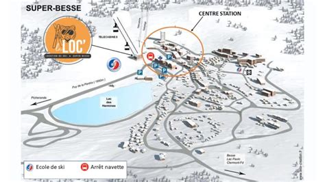 Plan D Acc S Location De Ski Super Besse Pied Des Pistes La Loc